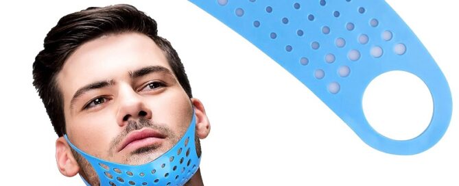 Silicone Beard Shaper Neckline Guide Beard Shaping Tool Mustache Shaver Silicone Trimming Tool