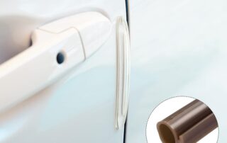 Silicone Bulb Weatherstripping Bulb Type Window Weatherstrip Silicone Mount Seal Strip Fits 5mm for Home Door