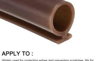 Silicone Bulb Weatherstripping Bulb Type Window Weatherstrip Silicone Mount Seal Strip Fits 5mm for Home Door