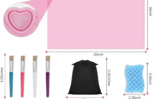 Silicone Craft Mat with Cup Large Silicone Mat for Resin Casting Non-Deforming Silicone Artist Mat for Painting