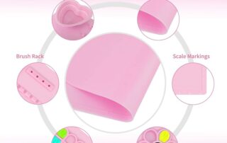 Silicone Craft Mat with Cup Large Silicone Mat for Resin Casting Non-Deforming Silicone Artist Mat for Painting