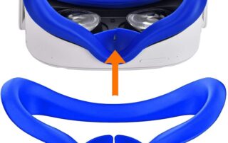 Silicone Face Cover Combo VR Headset Accessory Sweatproof Anti Collision Sleeve Metro Molded Rubber