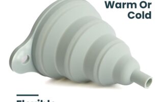 Silicone Injector Silicone Collapsible Funnel and coolant Funnel for Car & Oil Funnel for Oil Change