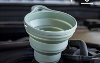 Silicone Injector Silicone Collapsible Funnel and coolant Funnel for Car & Oil Funnel for Oil Change