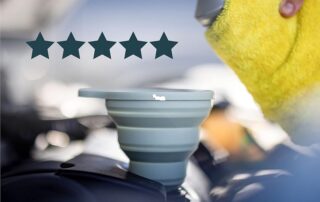 Silicone Injector Silicone Collapsible Funnel and coolant Funnel for Car & Oil Funnel for Oil Change