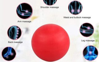 Silicone Massage Lacrosse Ball for Sore Muscles Silicone Pressure Roller