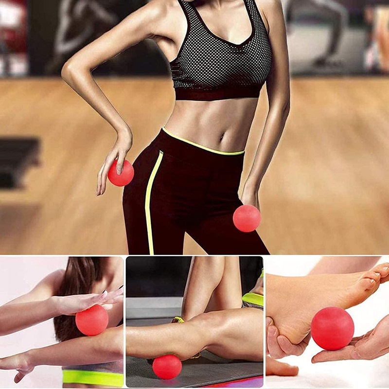 Silicone Massage Lacrosse Ball for Sore Muscles Silicone Pressure Roller