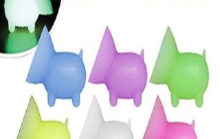 Silicone Phone Stand Glow in dark Piggy Cell Phone Stand Cell Phone Holder and Rubber Sockets