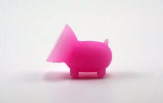 Silicone Phone Stand Glow in dark Piggy Cell Phone Stand Cell Phone Holder and Rubber Sockets