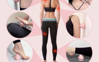 Silicone Pressure Roller Mountable Massage Therapy Tool Suction Cup Wall Massage Tool for Sore Muscles