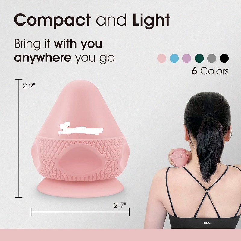 Silicone Pressure Roller Mountable Massage Therapy Tool Suction Cup Wall Massage Tool for Sore Muscles