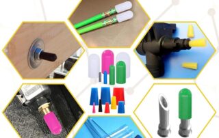 Silicone Rubber Tapered Stopper Plug and Protective End Cap Withstand High Temperatures for Powder Coating Painting