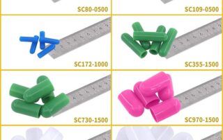 Silicone Rubber Tapered Stopper Plug and Protective End Cap Withstand High Temperatures for Powder Coating Painting