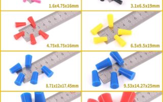 Silicone Rubber Tapered Stopper Plug and Protective End Cap Withstand High Temperatures for Powder Coating Painting