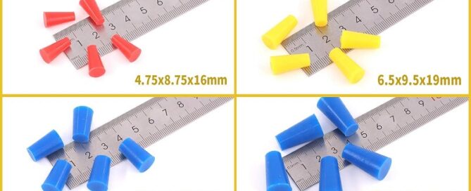 Silicone Rubber Tapered Stopper Plug and Protective End Cap Withstand High Temperatures for Powder Coating Painting
