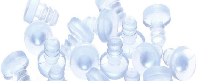 Silicone Threaded Bumpers Silicone Bumpers with Thread Anti Slip Pads for Furniture
