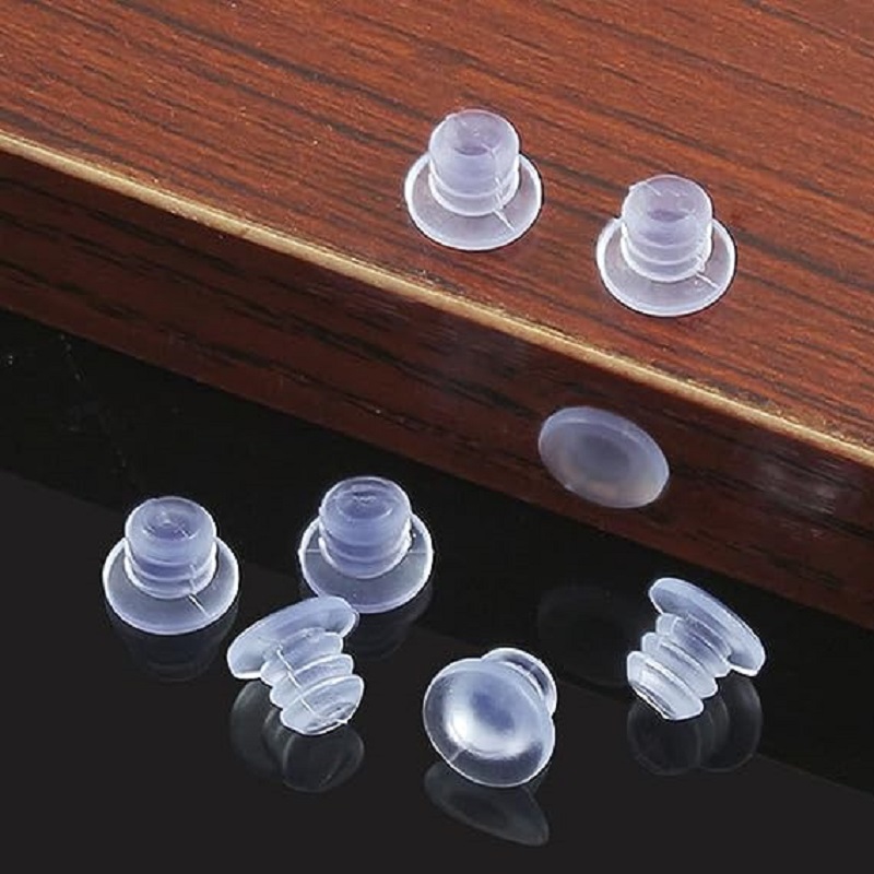 Silicone Threaded Bumpers Silicone Bumpers with Thread Anti Slip Pads for Furniture