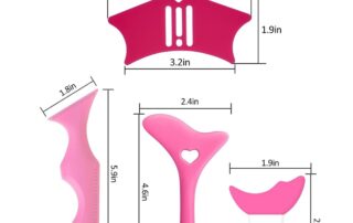 Silicone Trimming Tool Reusable Winged Tip Eyeliner Aid Tool Silicone Eyeshadow Aid Tool for Beginners