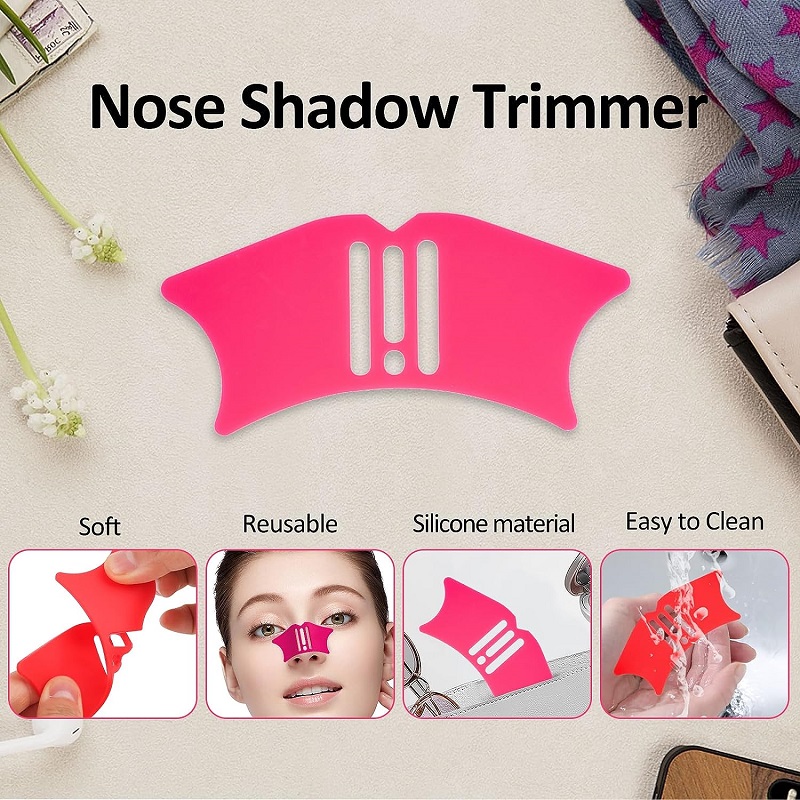 Silicone Trimming Tool Reusable Winged Tip Eyeliner Aid Tool Silicone Eyeshadow Aid Tool for Beginners