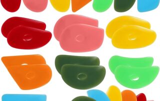 Silicone Trimming Tool Supplier Soft Silicone Ceramics Tools Pottery Rubber Ribs for DIY Smooths Shapes