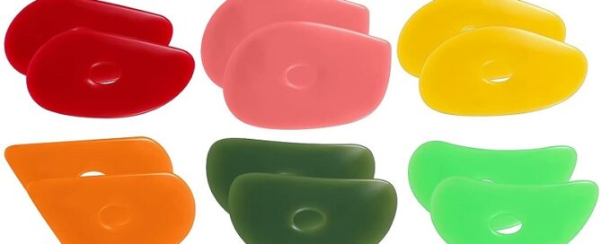 Silicone Trimming Tool Supplier Soft Silicone Ceramics Tools Pottery Rubber Ribs for DIY Smooths Shapes