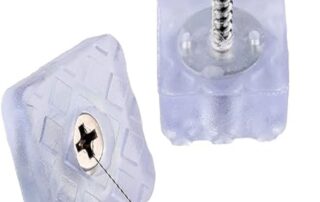 Square Furniture Pads Square Rubber Bumpers Hardwood Floor Protectors Surface Non-Slip Furniture Grippers