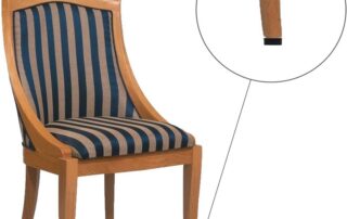 Square Furniture Pads Square Rubber Bumpers Hardwood Floor Protectors Surface Non-Slip Furniture Grippers