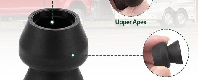 Trailer Door Holder Low Profile Bumper Rubber Door Holder Fit for RV and Trailer Rubber Sockets