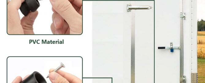 Trailer Door Holder Low Profile Bumper Rubber Door Holder Fit for RV and Trailer Rubber Sockets