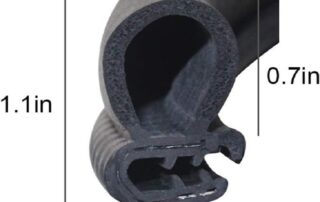 Trim Lock Bulb Seal Automotive Door Rubber Seal Strip Trim Seal with Side Bulb for Cars