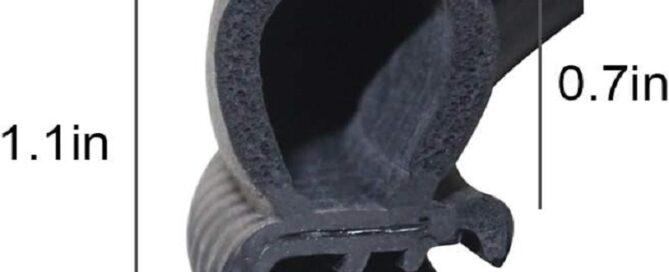 Trim Lock Bulb Seal Automotive Door Rubber Seal Strip Trim Seal with Side Bulb for Cars