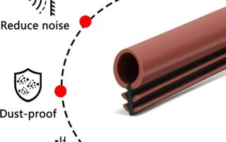 Window Bubble Gasket Windows Kerf Weather Stripping Seal Rubber Strip Bubble Kerf