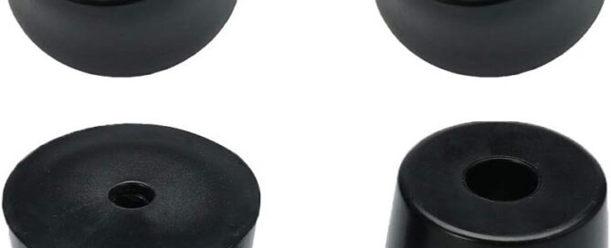 2 Inch Heavy Duty Rubber Feet for Machinery Equipment, Bumper Anti Vibration Non-Slip Furniture Feet Pads