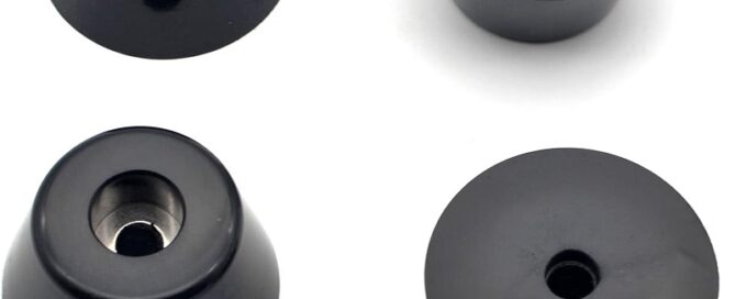 2 Inch Heavy Duty Rubber Feet for Machinery Equipment, Bumper Anti Vibration Non-Slip Furniture Feet Pads