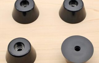 2 Inch Heavy Duty Rubber Feet for Machinery Equipment, Bumper Anti Vibration Non-Slip Furniture Feet Pads