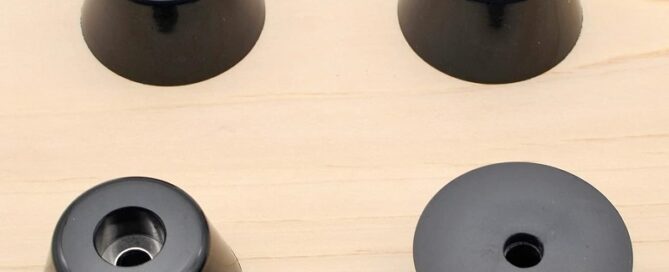 2 Inch Heavy Duty Rubber Feet for Machinery Equipment, Bumper Anti Vibration Non-Slip Furniture Feet Pads