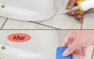 2 Pieces Silicone Sealant Grout Finishing Tool for Bathroom Floor Silicone Repair And Removal Tool