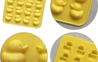 2-piece Duck Chocolate Silicone Mold 16-cavity Non-Stick Food Grade Silicone Molds Ice Cube Mold
