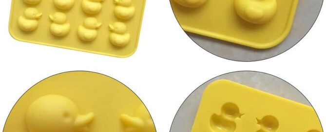2-piece Duck Chocolate Silicone Mold 16-cavity Non-Stick Food Grade Silicone Molds Ice Cube Mold