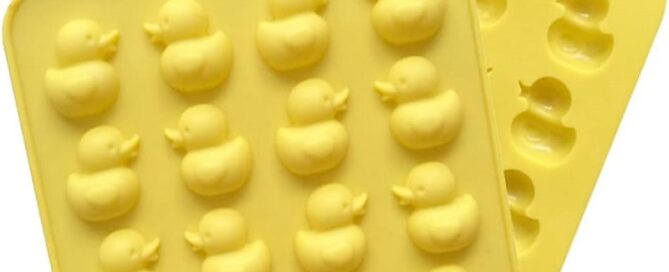 2-piece Duck Chocolate Silicone Mold 16-cavity Non-Stick Food Grade Silicone Molds Ice Cube Mold