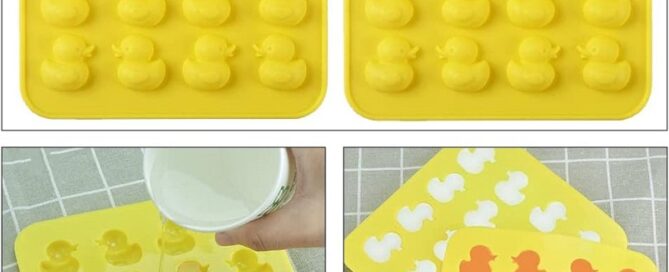 2-piece Duck Chocolate Silicone Mold 16-cavity Non-Stick Food Grade Silicone Molds Ice Cube Mold