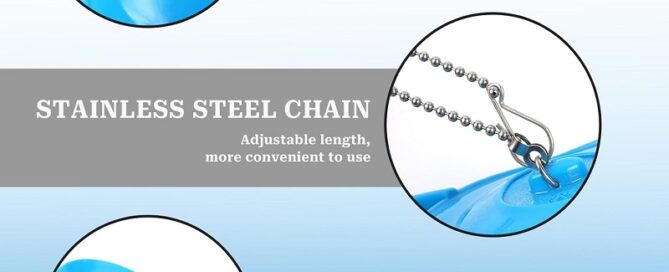 3 Inch Toilet Flapper Universal Toilet Stopper Flapper Water-Saving Toilet Flush Valve Seal with Chain