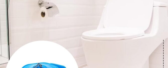 3 Inch Toilet Flapper Universal Toilet Stopper Flapper Water-Saving Toilet Flush Valve Seal with Chain