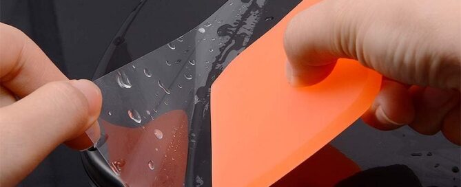 3m Wetordry Rubber Squeegee Small Squeegee Wrapping Scraper for Curved Surfaces Vehicle Window Mirror Water Wiper