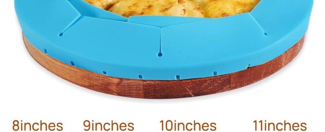 Adjustable Silicone Pie Crust Shield BPA-free Pie Crust Protector Cover Kitchen Tool for Baking Pie Pizza