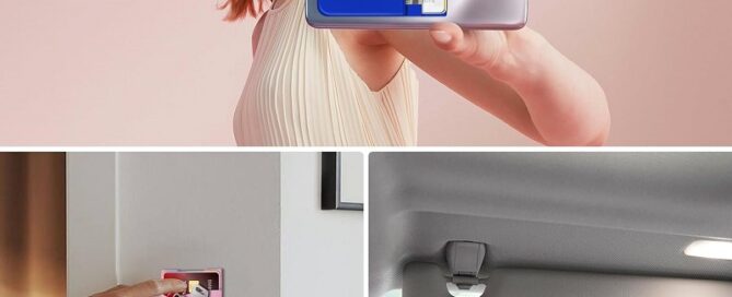 Back of Phone Stick Pocket Credit ID Card Sleeve Sticker Cell Phone Wallet Socket Rubber Insert