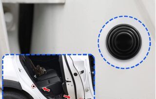 Car Door Shock Absorber Car Door Shock Absorbing Silicone Gaskets Door Edge Guard Bumper Cushion