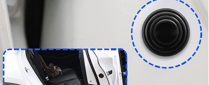 Car Door Shock Absorber Car Door Shock Absorbing Silicone Gaskets Door Edge Guard Bumper Cushion