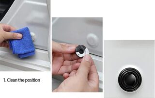 Car Door Shock Absorber Car Door Shock Absorbing Silicone Gaskets Door Edge Guard Bumper Cushion