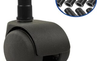 Caster Rubber Cap Socket Sleeve Inserts Wheel Protector Chair Leg Socket Rubber Insert